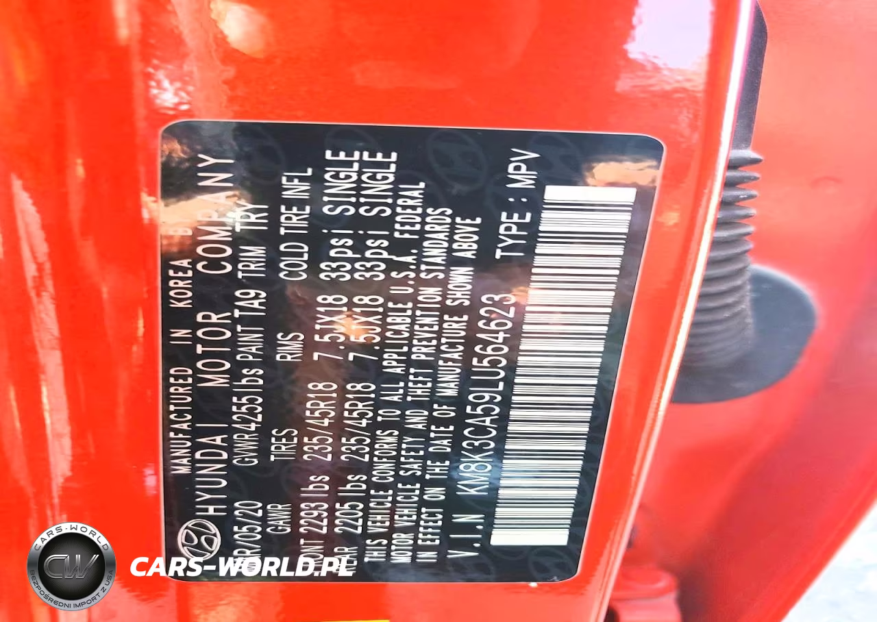 2020 Hyundai Kona Limited VIN:KM8K3CA59LU564623 - 13