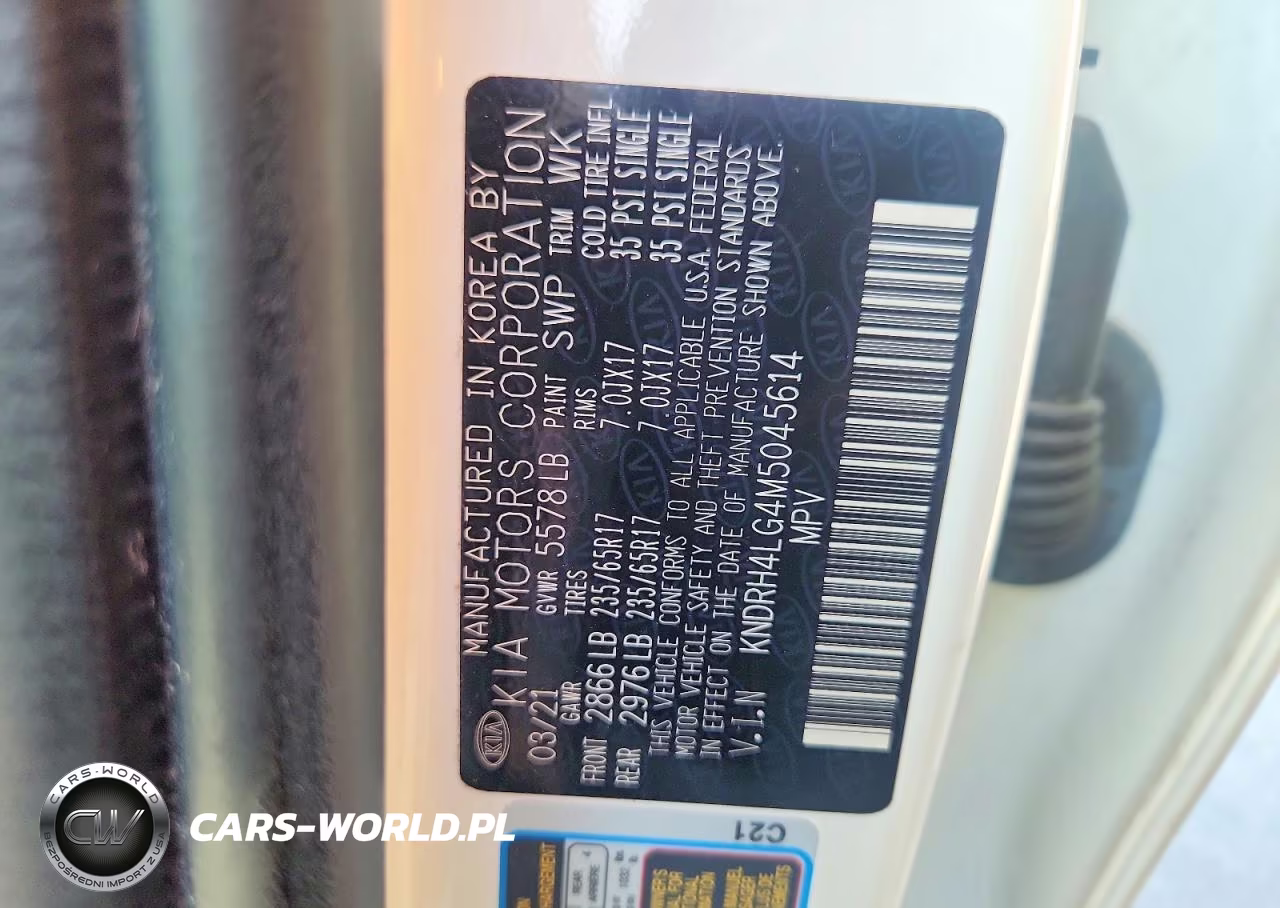 2021 Kia Sorento Ex VIN:KNDRH4LG4M5045614 - 13