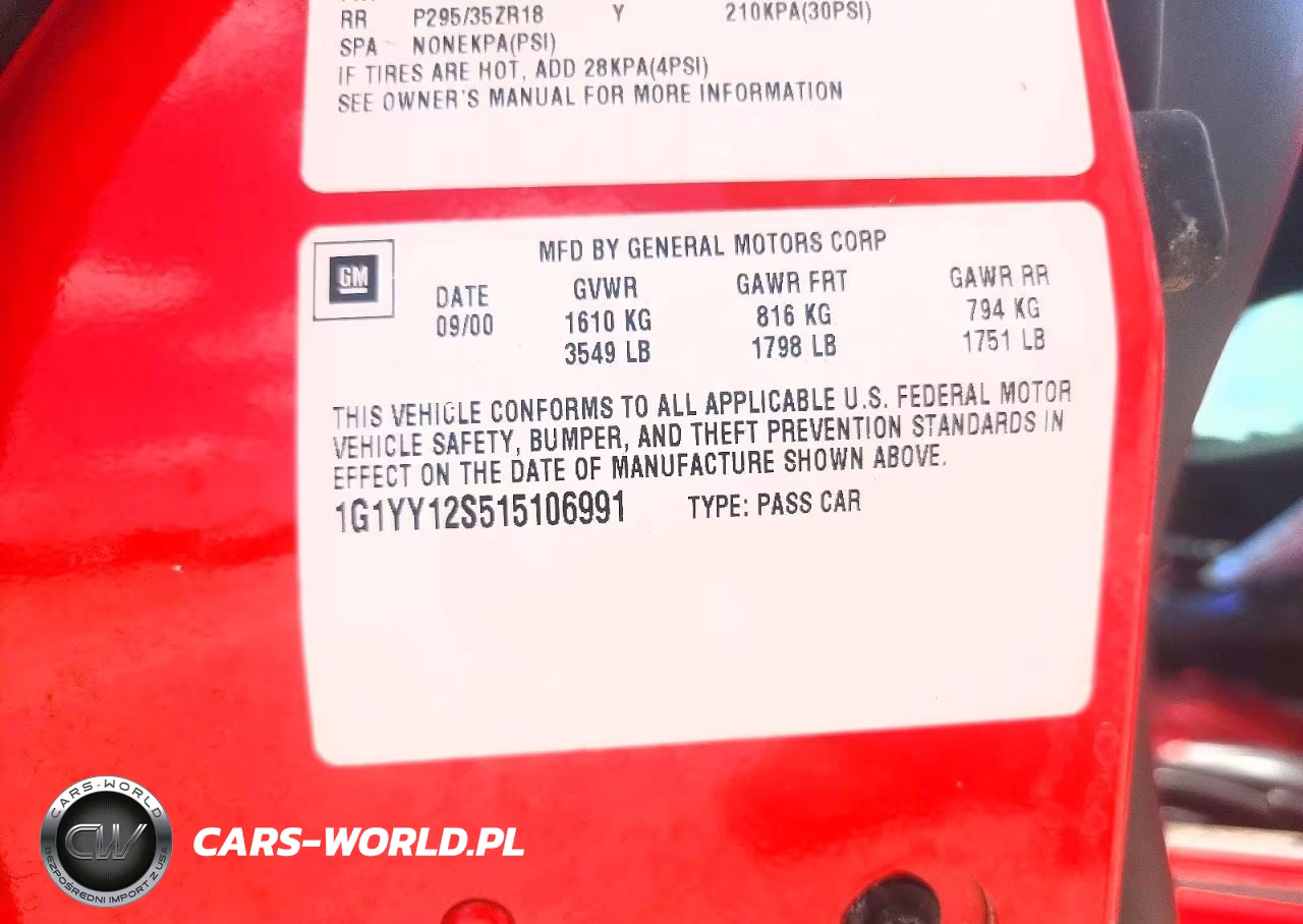 2001 Chevrolet Corvette Z06 VIN:1G1YY12S515106991 - 12