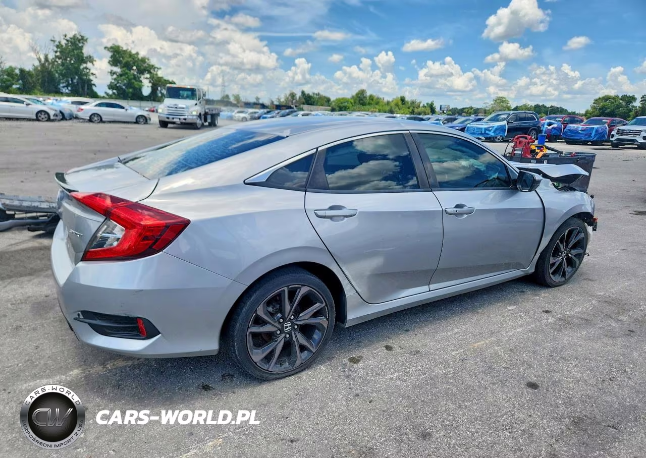 2019 Honda Civic Sport VIN:19XFC2F88KE002440 - 3