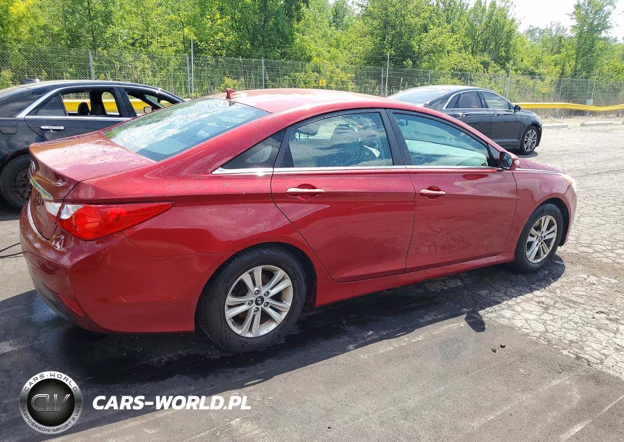 2014 Hyundai Sonata Gls VIN:5NPEB4ACXEH888203 - 3