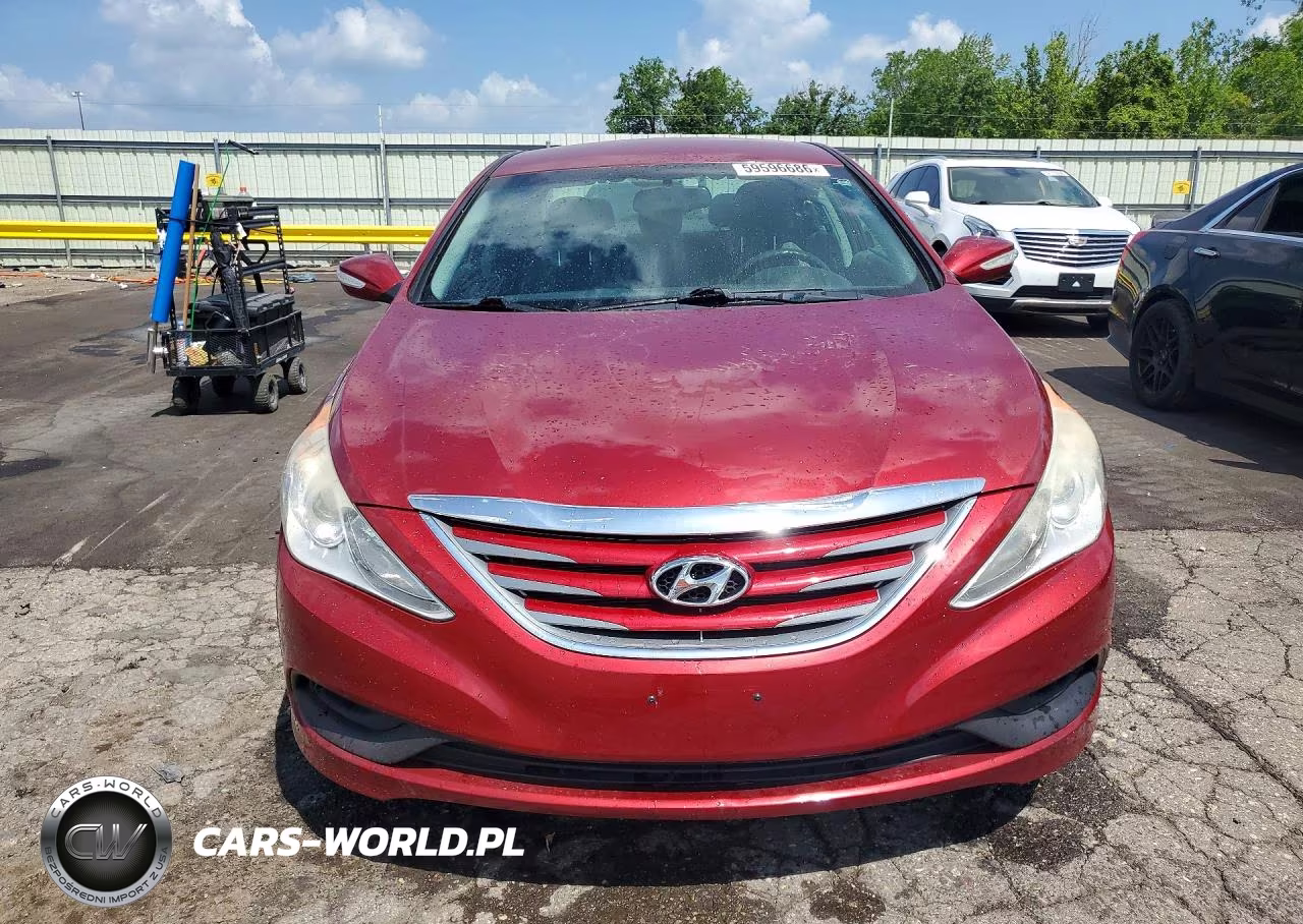2014 Hyundai Sonata Gls VIN:5NPEB4ACXEH888203 - 5