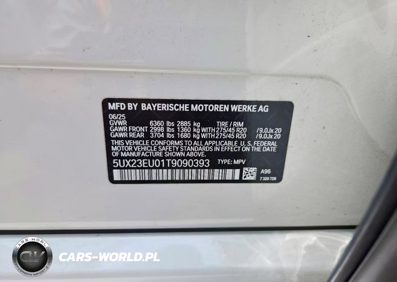 2026 BMW X5 xDrive40I VIN:5UX23EU01T9090393 - 13