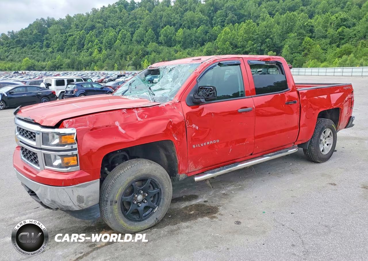 2014 Chevrolet Silverado K1500 Lt VIN:3GCUKREC8EG155188 - 1