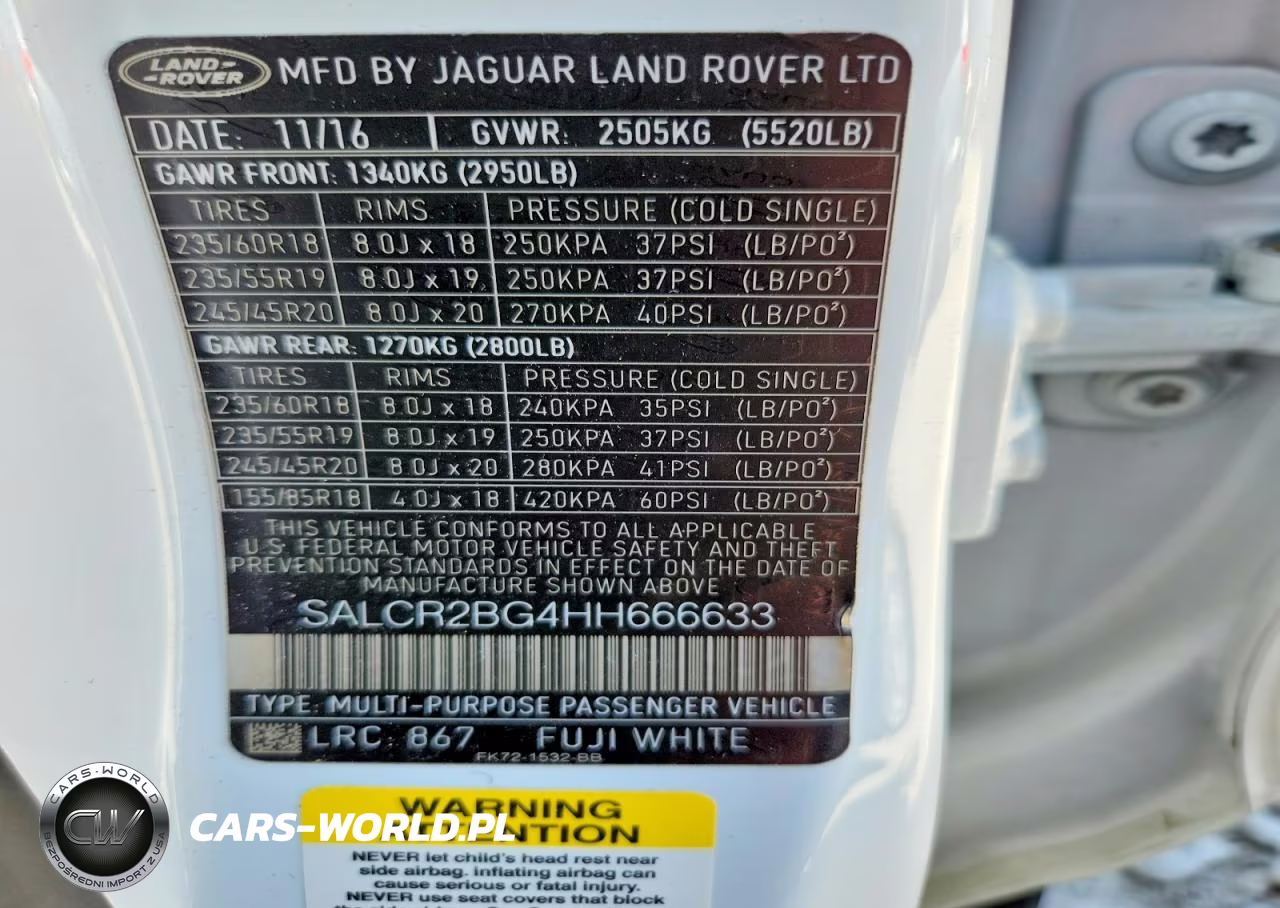 2017 Land Rover Discovery Sport Hse VIN:SALCR2BG4HH666633 - 13