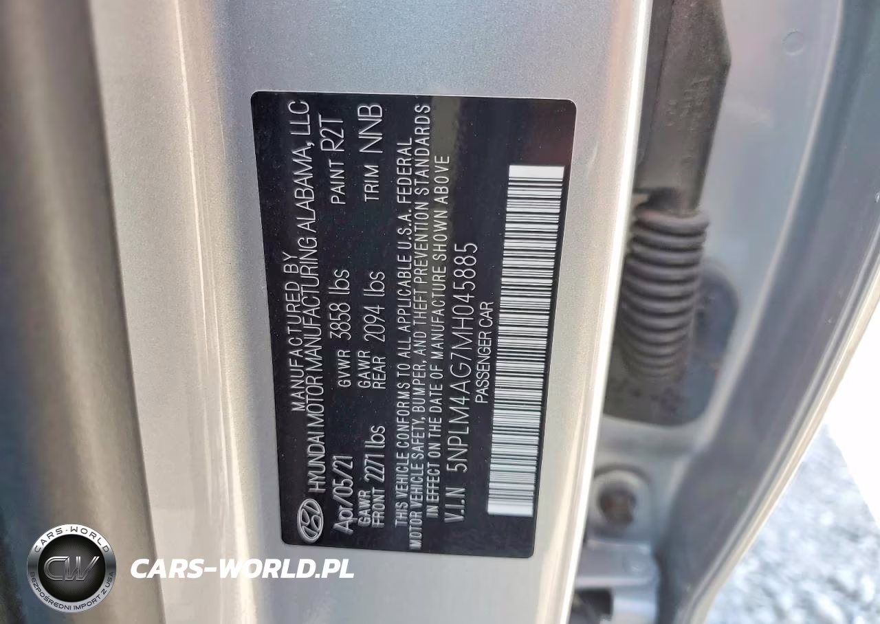 2021 Hyundai Elantra Sel VIN:5NPLM4AG7MH045885 - 12