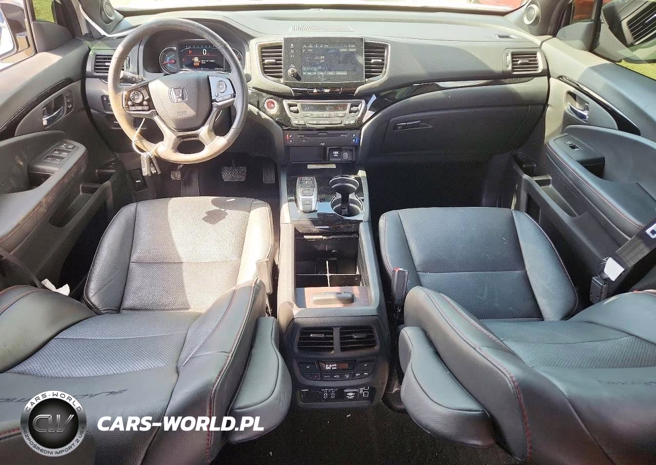 2022 Honda Pilot Black VIN:5FNYF6H75NB067725 - 8