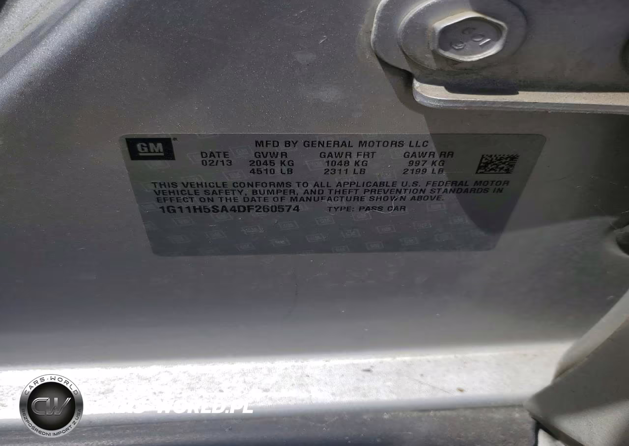 2013 Chevrolet Malibu Ltz VIN:1G11H5SA4DF260574 - 12