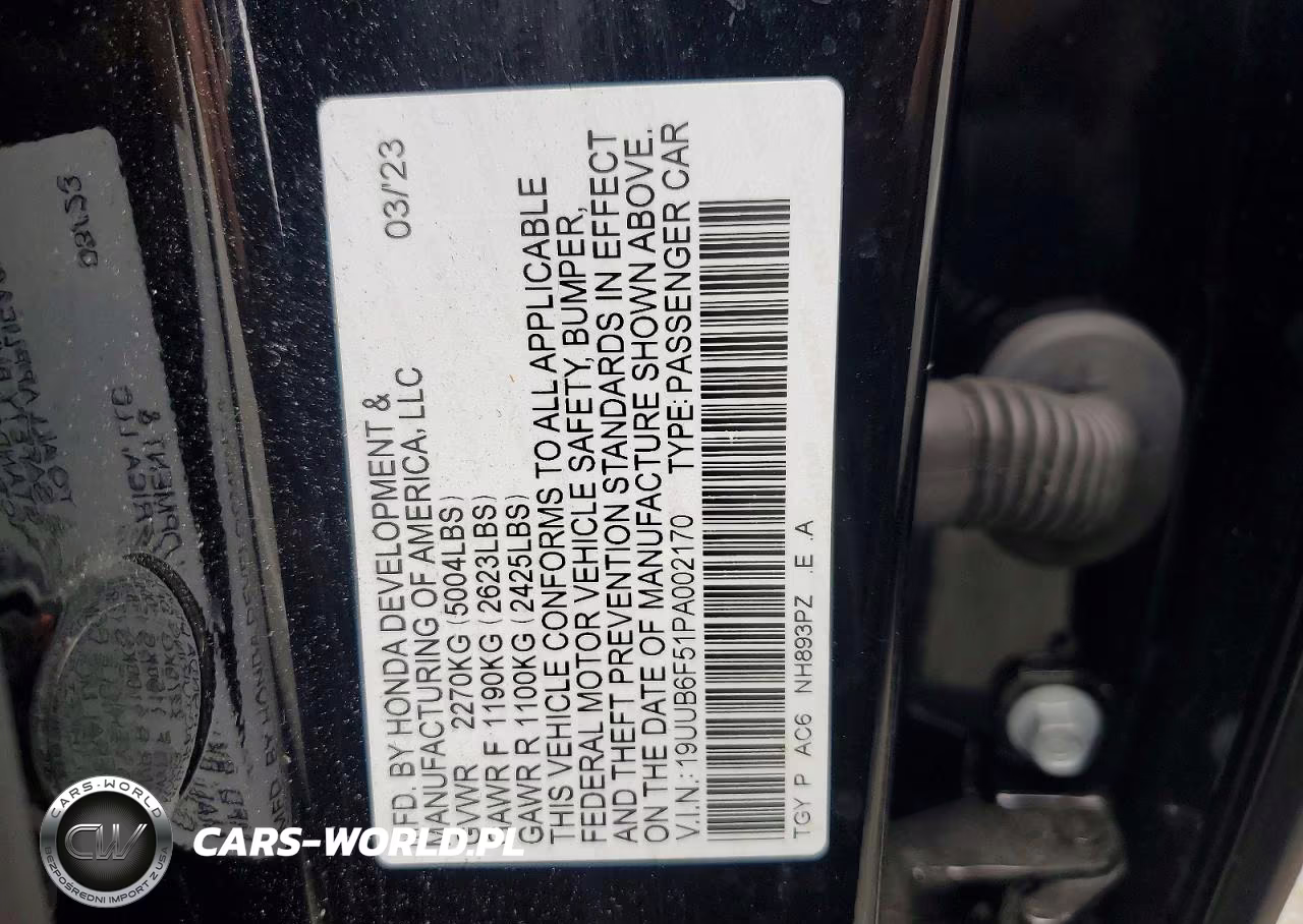 2023 Acura Tlx A-Spec VIN:19UUB6F51PA002170 - 12