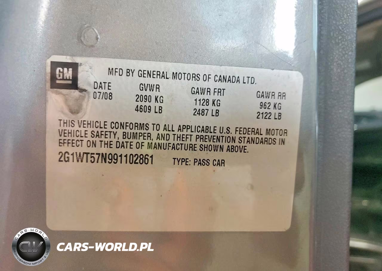 2009 Chevrolet Impala 1Lt VIN:2G1WT57N991102861 - 12