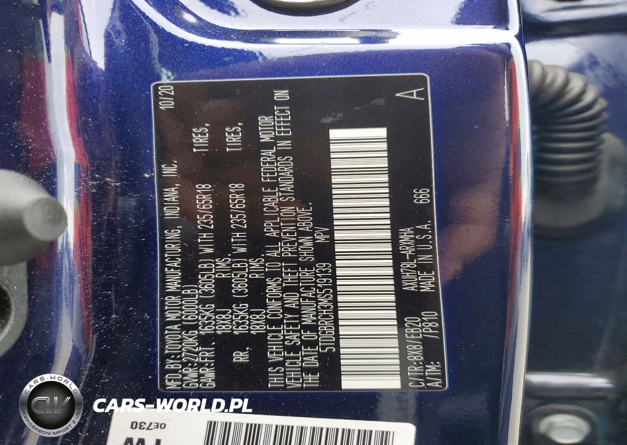 2021 Toyota Highlander Hybrid Xle VIN:5TDGBRCH3MS519139 - 13