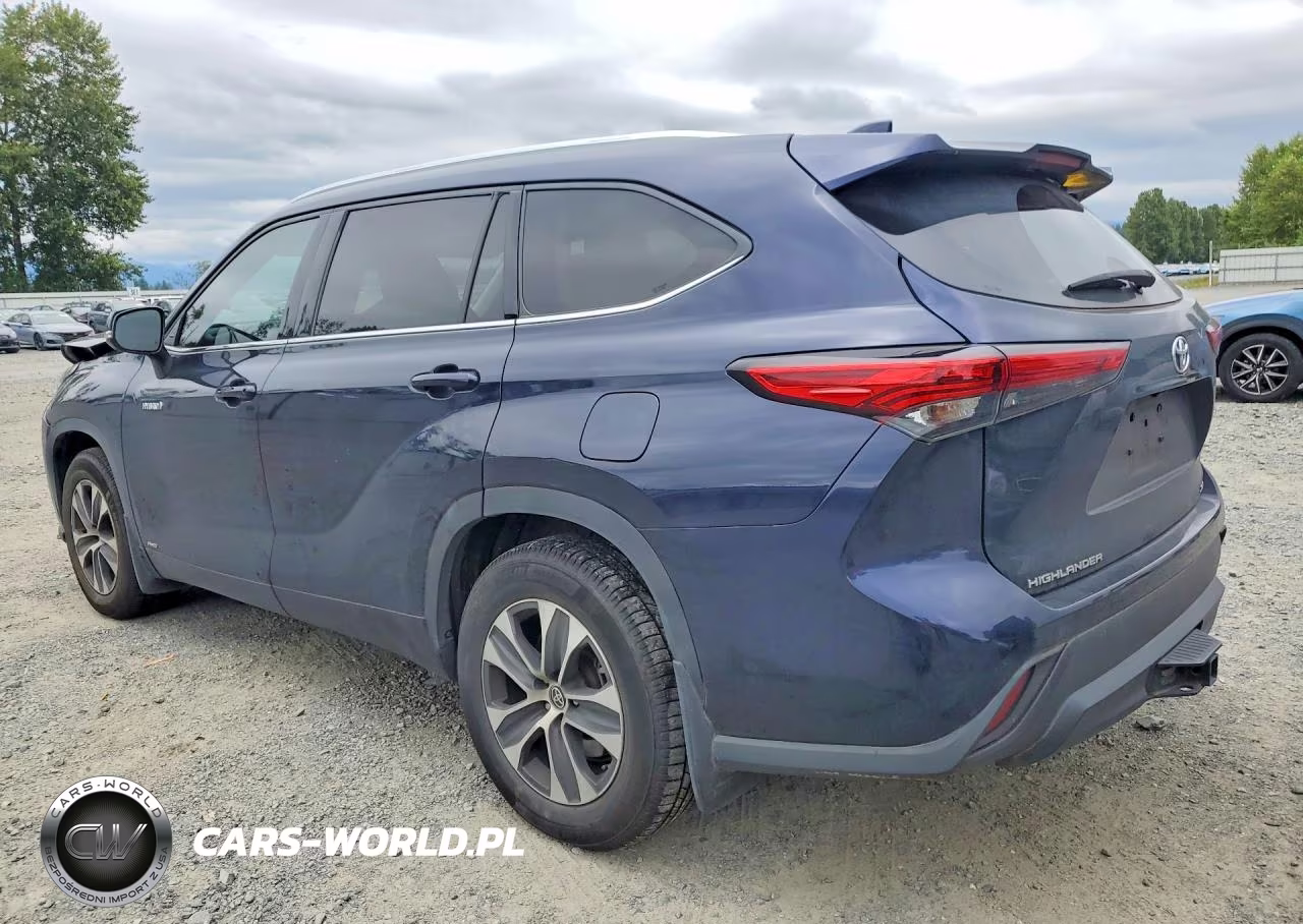 2021 Toyota Highlander Hybrid Xle VIN:5TDGBRCH3MS519139 - 2
