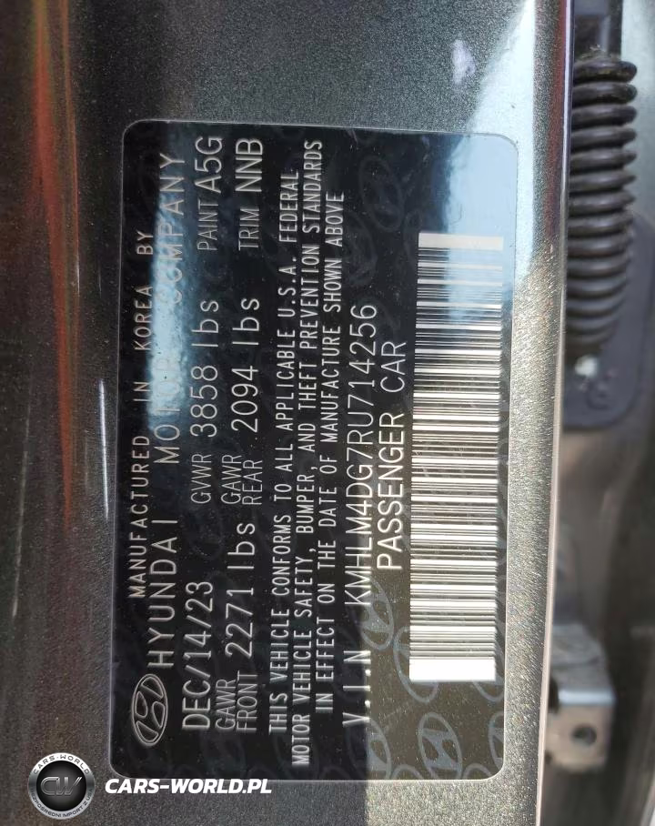 2024 Hyundai Elantra Sel VIN:KMHLM4DG7RU714256 - 12