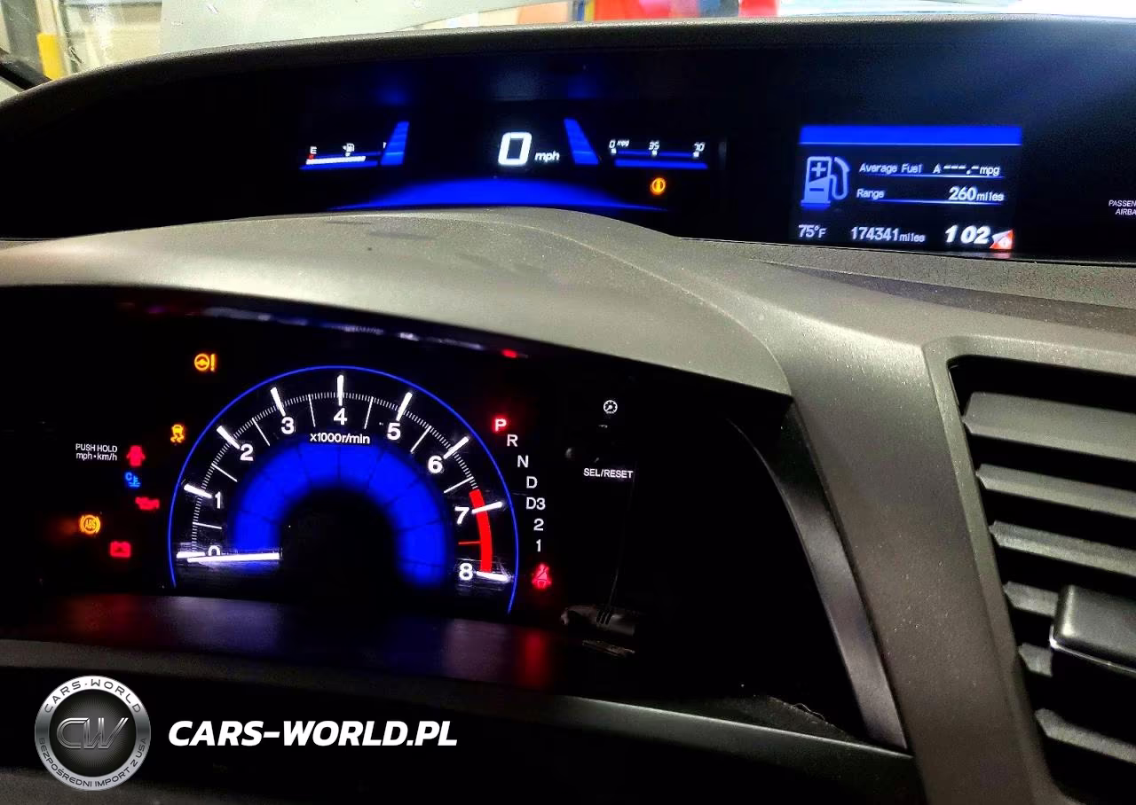 2012 Honda Civic Exl VIN:19XFB2F90CE329881 - 9