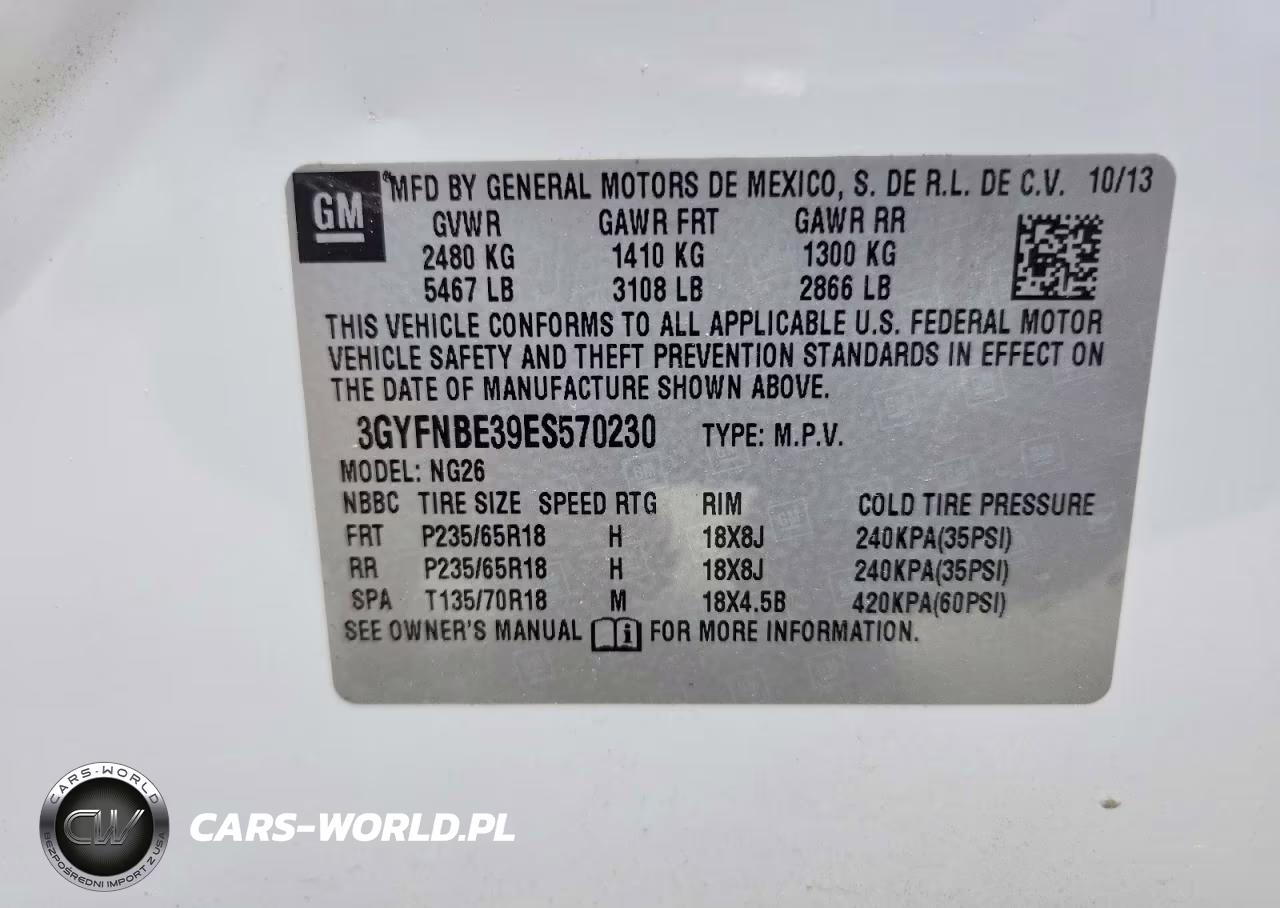 2014 Cadillac Srx Luxury Collection VIN:3GYFNBE39ES570230 - 13