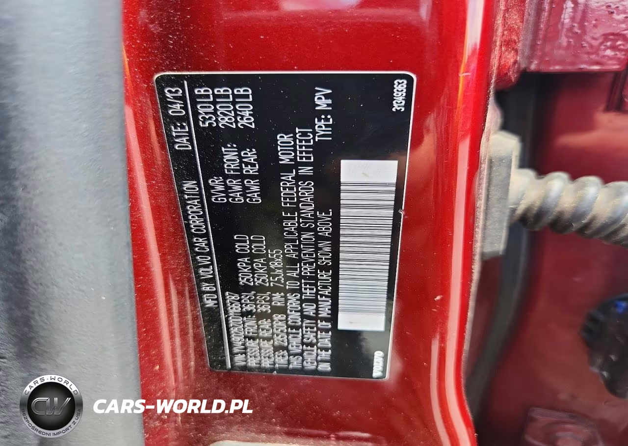 2013 Volvo Xc70 T6 VIN:YV4902BZ0D1166787 - 13