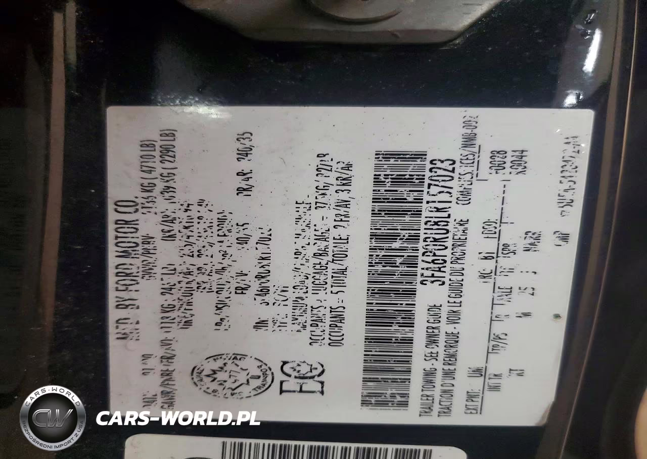 2020 Ford Fusion Titanium VIN:3FA6P0RU8LR157023 - 12