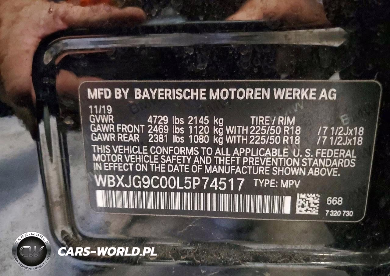 2020 BMW X1 xDrive28I VIN:WBXJG9C00L5P74517 - 13