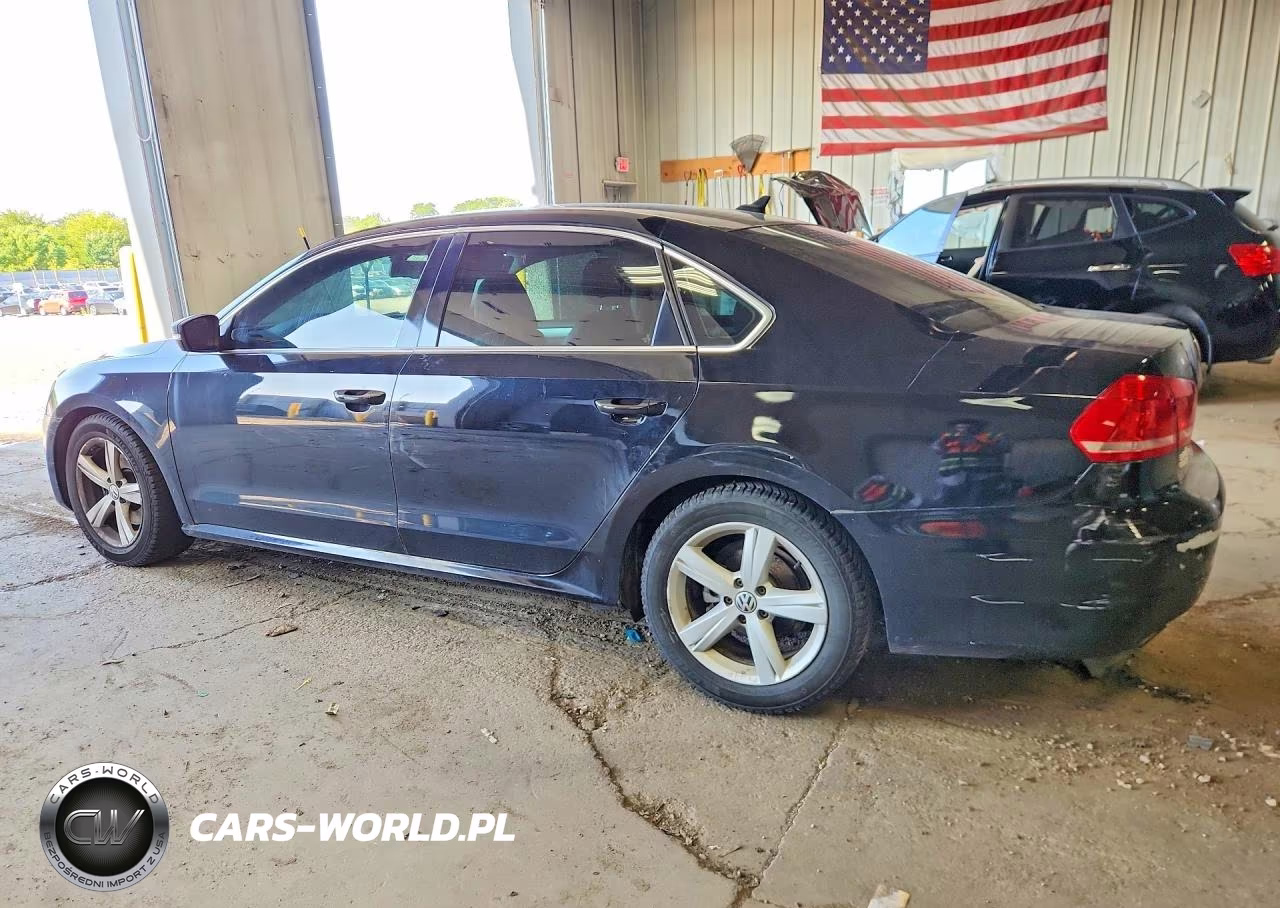 2012 Volkswagen Passat Se VIN:1VWBP7A37CC101252 - 2