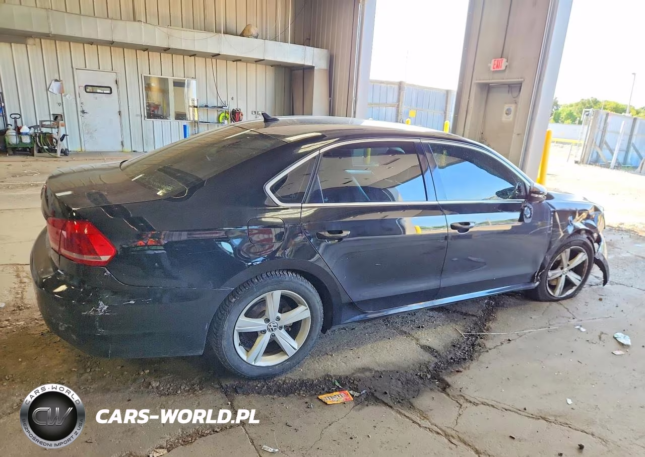 2012 Volkswagen Passat Se VIN:1VWBP7A37CC101252 - 3