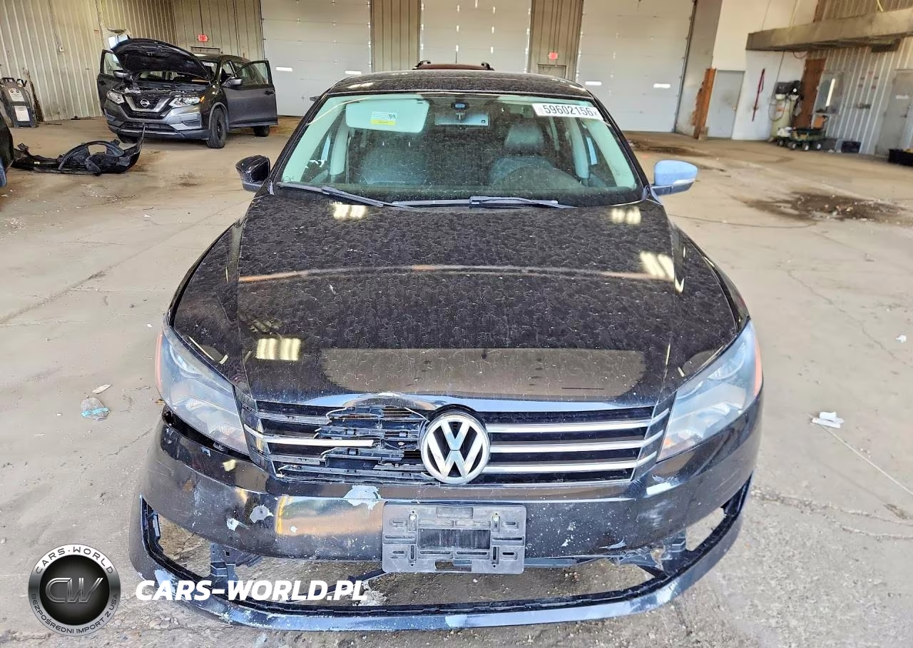 2012 Volkswagen Passat Se VIN:1VWBP7A37CC101252 - 5