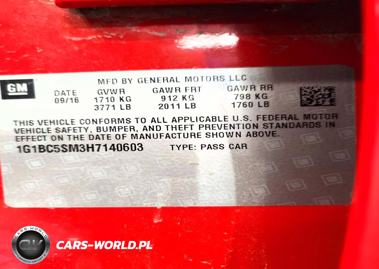 2017 Chevrolet Cruze Ls VIN:1G1BC5SM3H7140603 - 12
