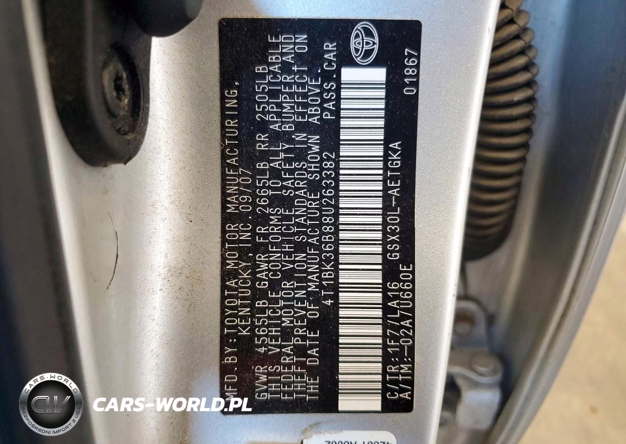 2008 Toyota Avalon Xls VIN:4T1BK36B88U263382 - 12