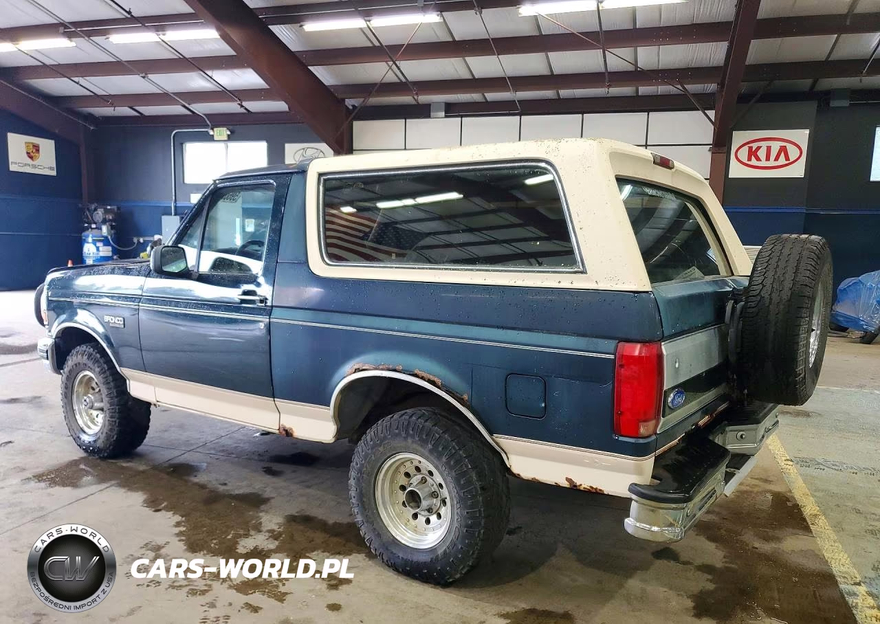 1993 Ford Bronco U100 VIN:1FMEU15NXPLA40353 - 2