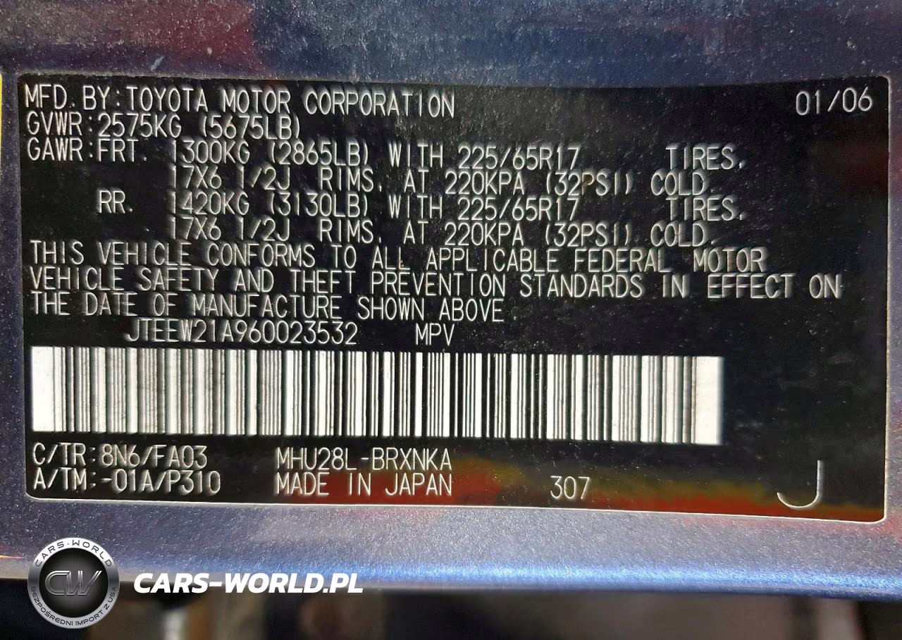 2006 Toyota Highlander Hybrid VIN:JTEEW21A960023532 - 13
