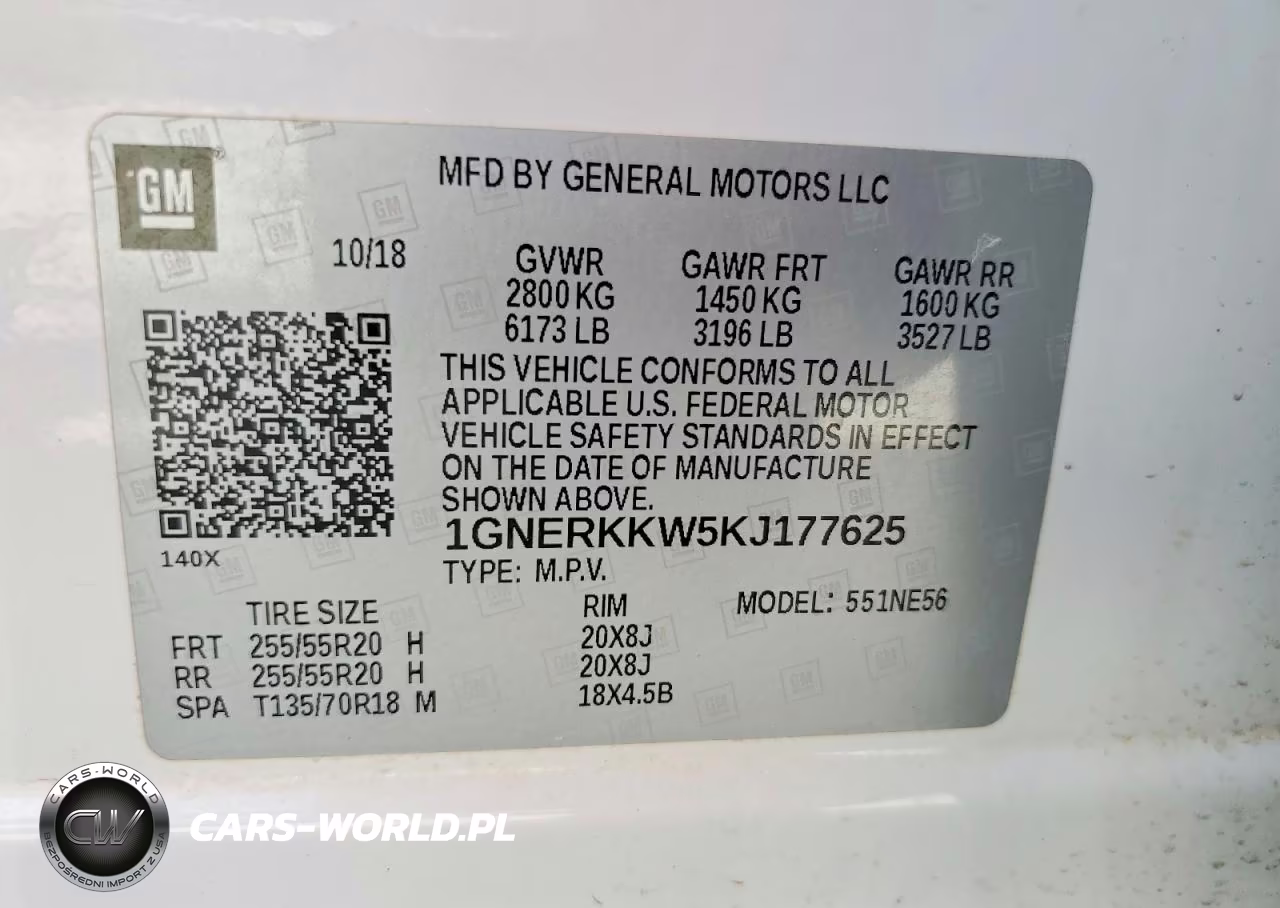 2019 Chevrolet Traverse Premier VIN:1GNERKKW5KJ177625 - 13