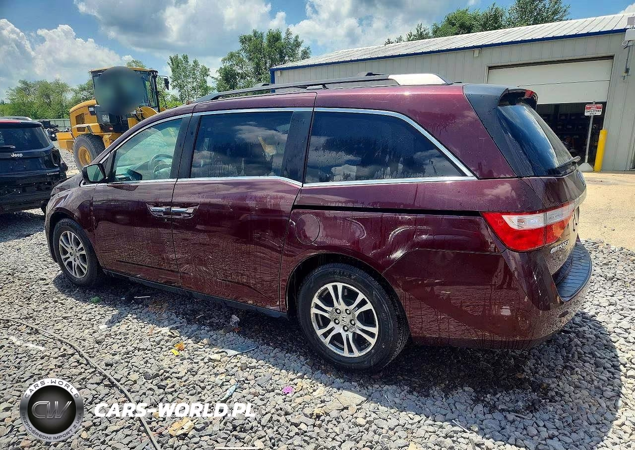 2013 Honda Odyssey Exl VIN:5FNRL5H68DB061060 - 2