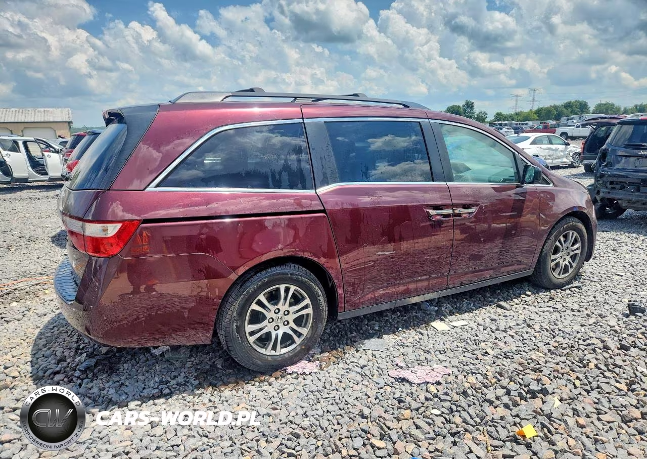 2013 Honda Odyssey Exl VIN:5FNRL5H68DB061060 - 3