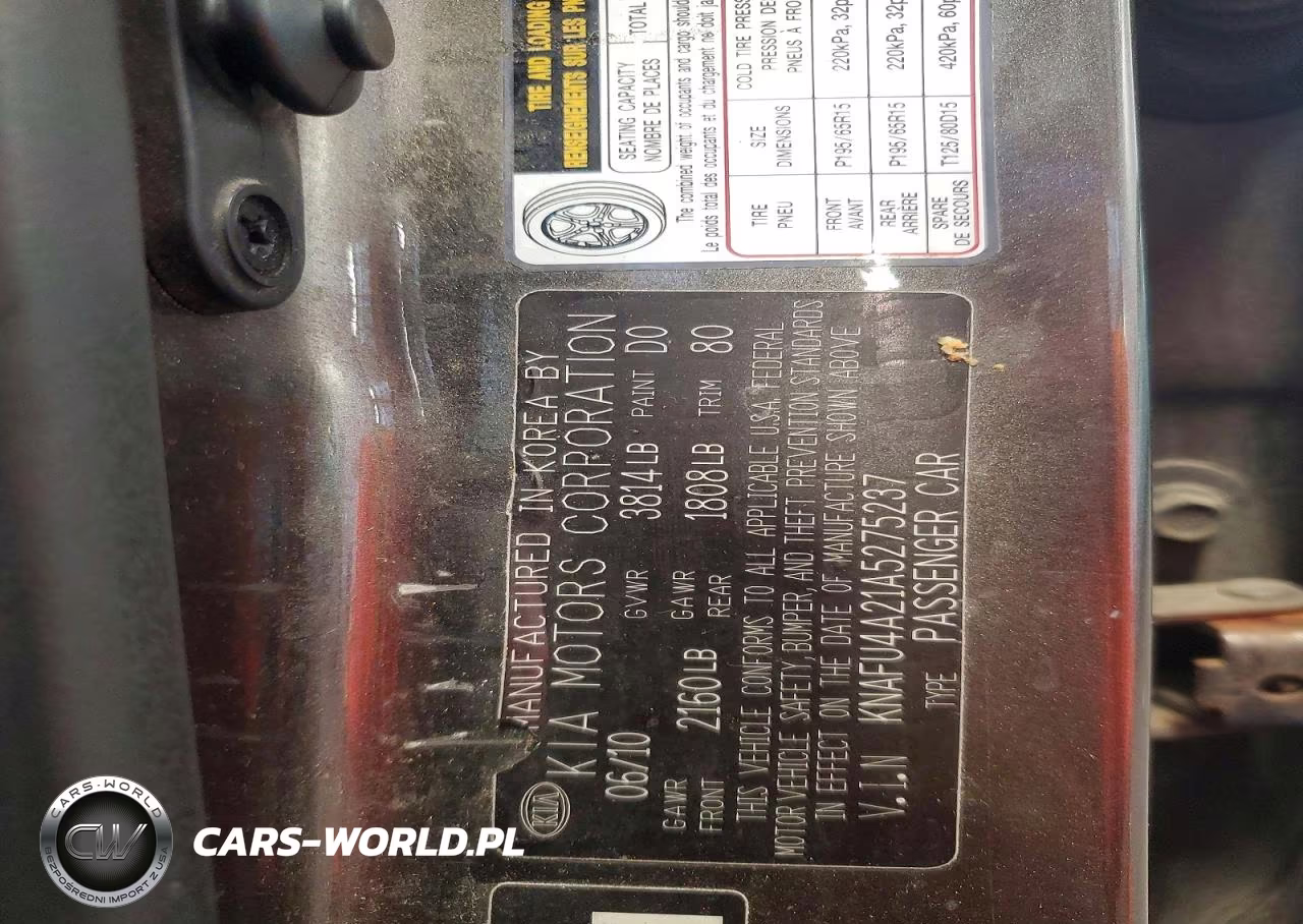 2010 Kia Forte Ex VIN:KNAFU4A21A5275237 - 12