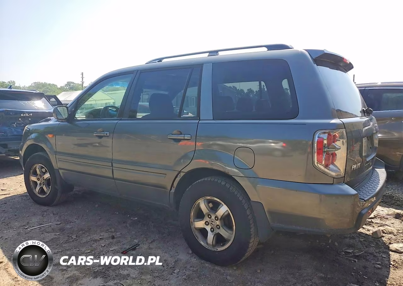 2007 Honda Pilot Exl VIN:2HKYF18667H504596 - 2