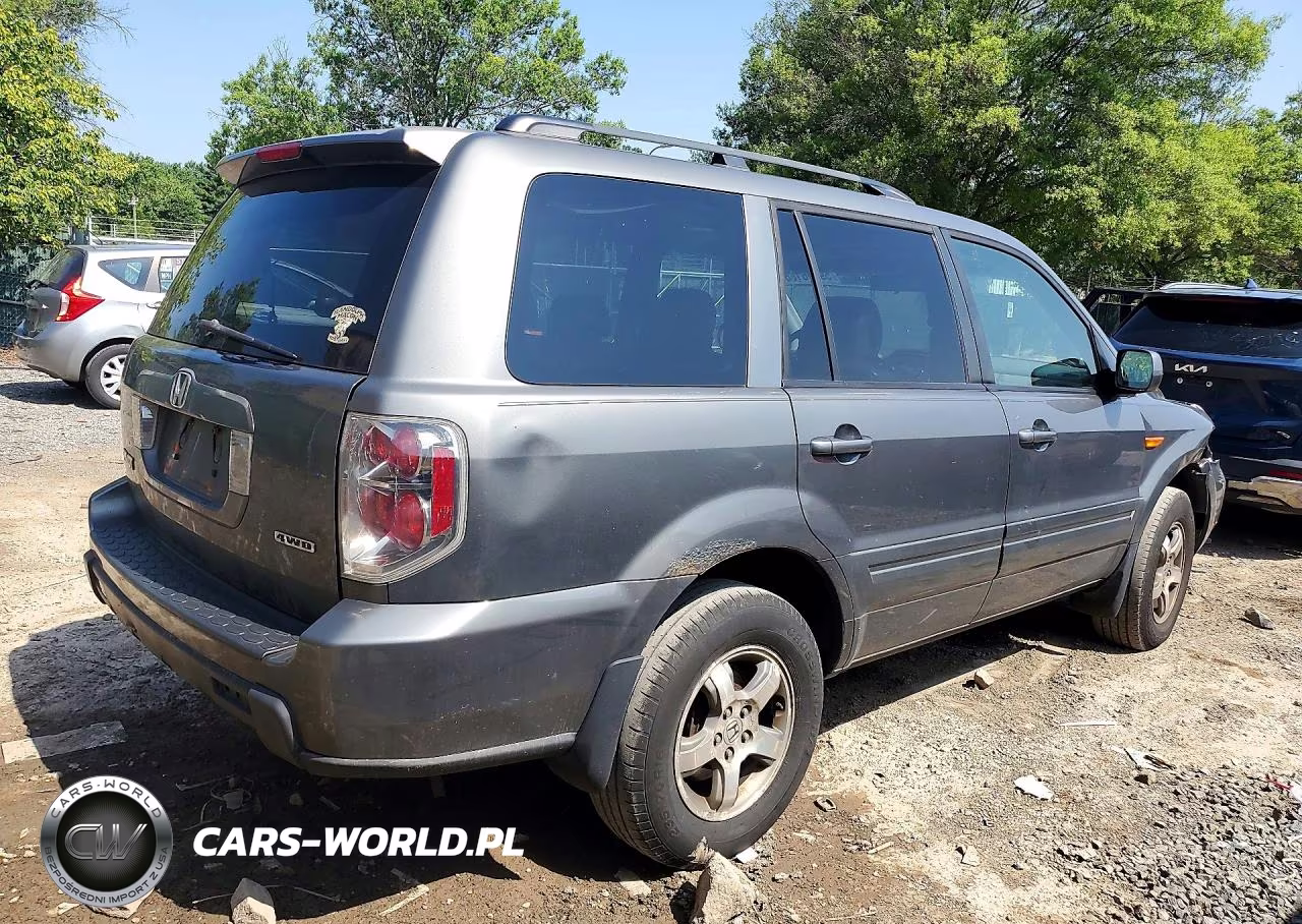 2007 Honda Pilot Exl VIN:2HKYF18667H504596 - 3