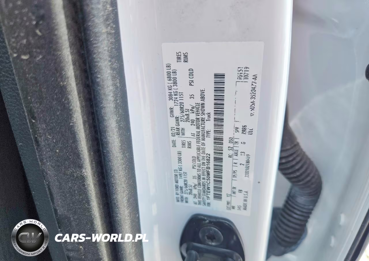 2021 Ford F150 Supercrew VIN:1FTEW1C50MFB16822 - 12
