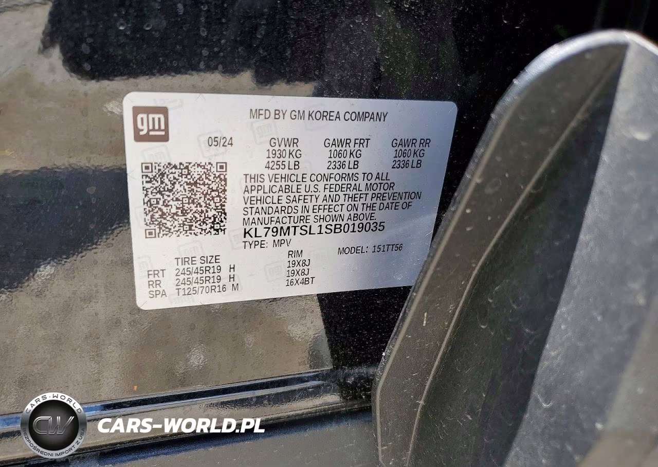 2025 Chevrolet Trailblazer Rs VIN:KL79MTSL1SB019035 - 13