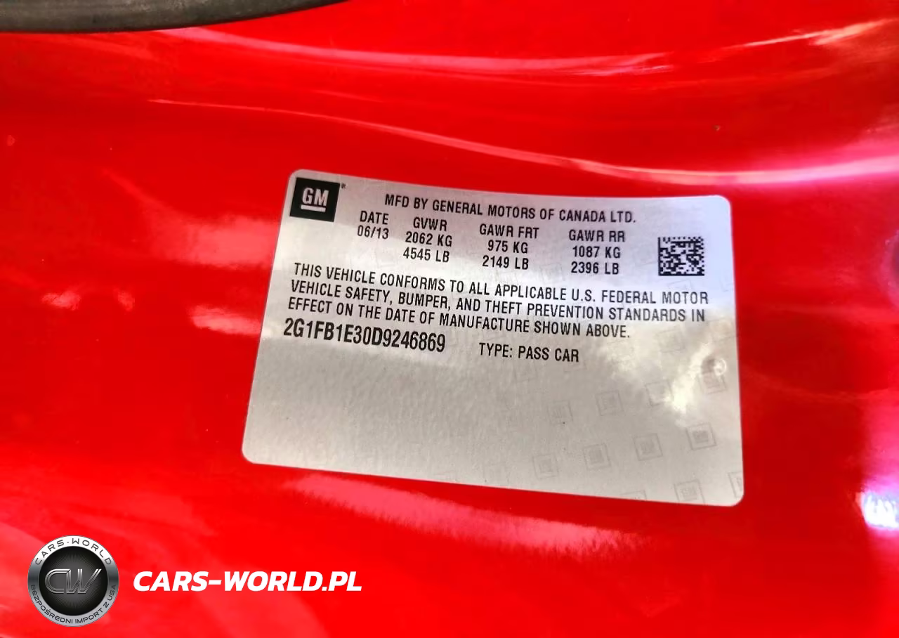 2013 Chevrolet Camaro Lt VIN:2G1FB1E30D9246869 - 12