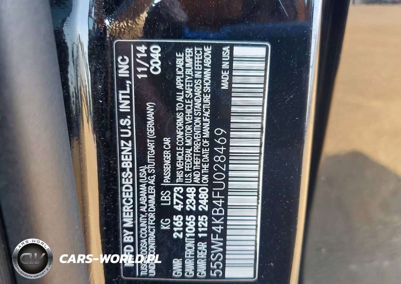 2015 Mercedes-Benz C 300 4Matic VIN:55SWF4KB4FU028469 - 13