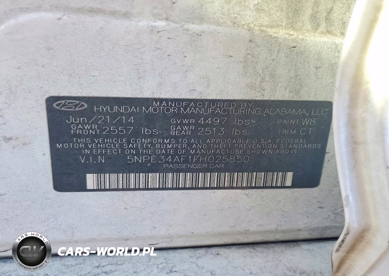 2015 Hyundai Sonata Limited VIN:5NPE34AF1FH025850 - 12