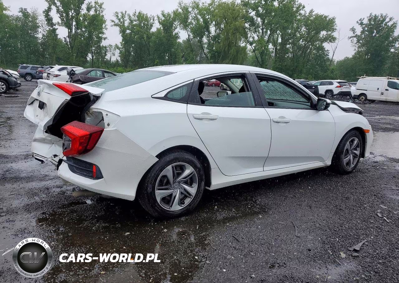 2020 Honda Civic Lx VIN:2HGFC2F63LH595369 - 3