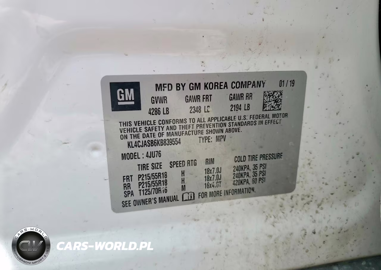 2019 Buick Encore Preferred VIN:KL4CJASB6KB839554 - 14
