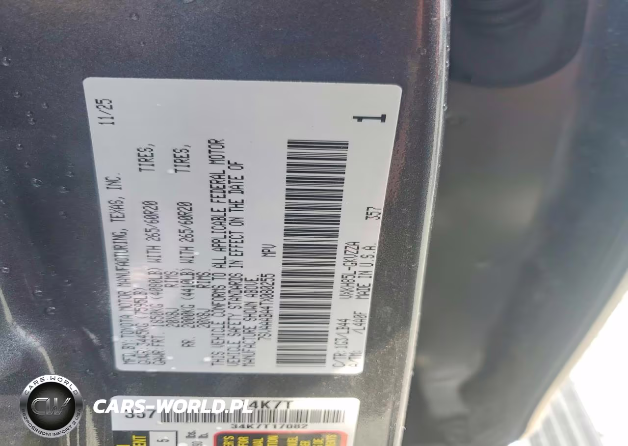 2026 Toyota Sequoia 1794 Edition VIN:7SVAAABA4TX080255 - 13