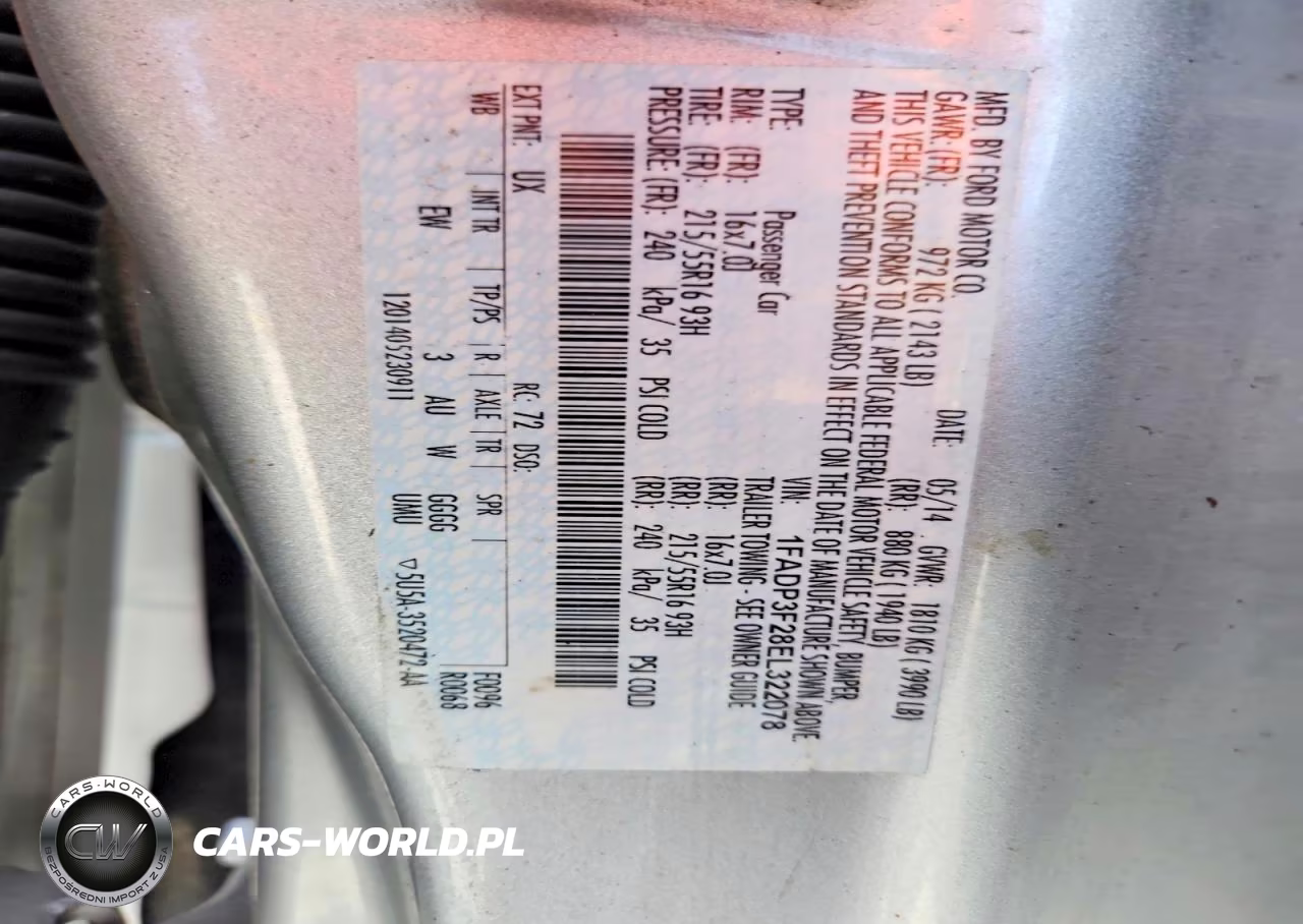 2014 Ford Focus Se VIN:1FADP3F28EL322078 - 12