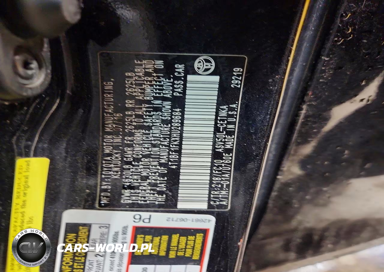 2017 Toyota Camry Le VIN:4T1BF1FKXHU289684 - 12