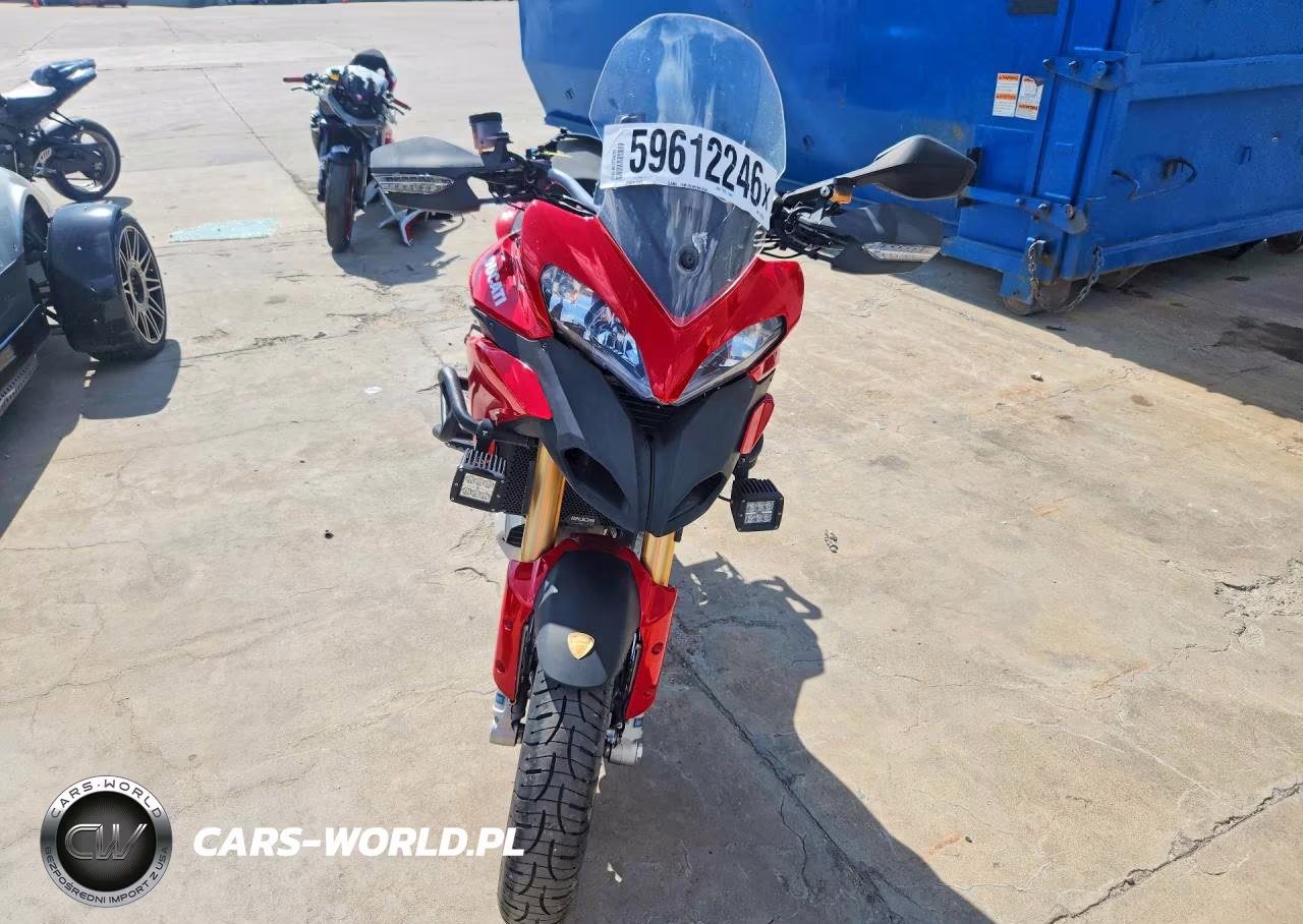 2012 Ducati Multistrada 1200 VIN:ZDM12BLW6CB018168 - 2