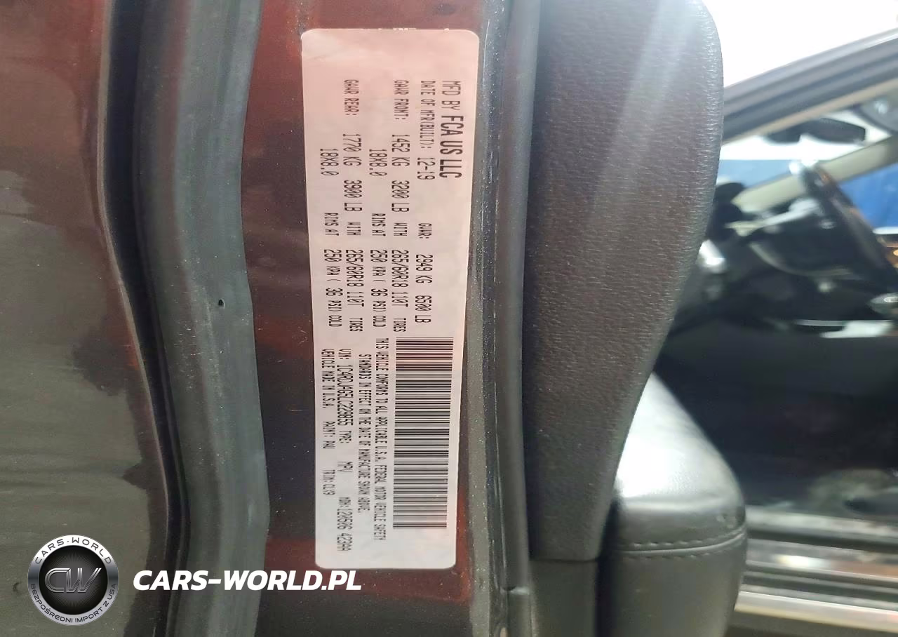 2020 Dodge Durango Sxt VIN:1C4RDJAG5LC229855 - 13
