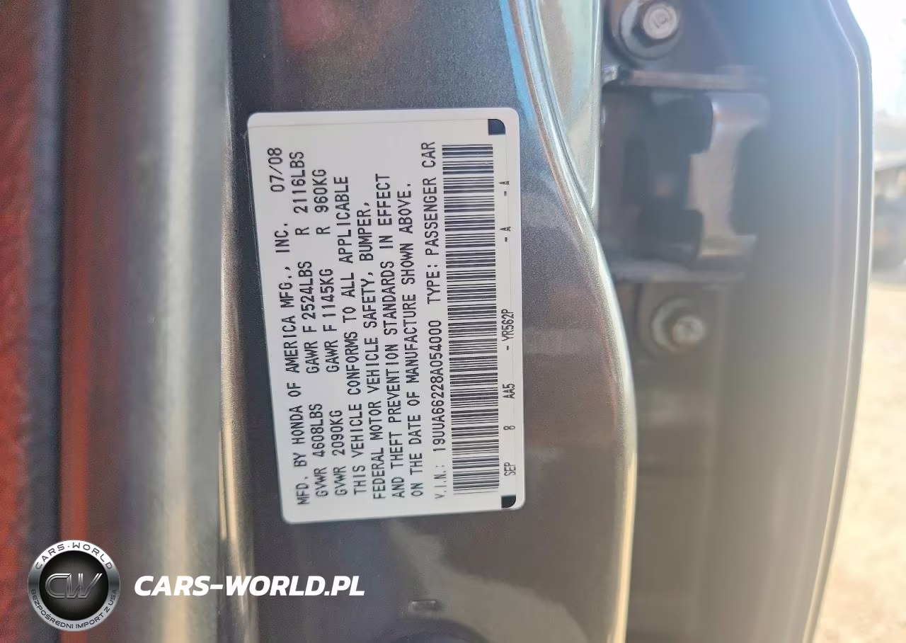 2008 Acura Tl VIN:19UUA66228A054000 - 12