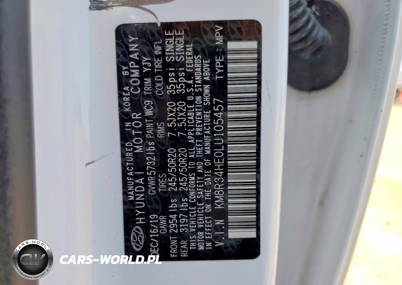 2020 Hyundai Palisade Sel VIN:KM8R34HE0LU105457 - 14