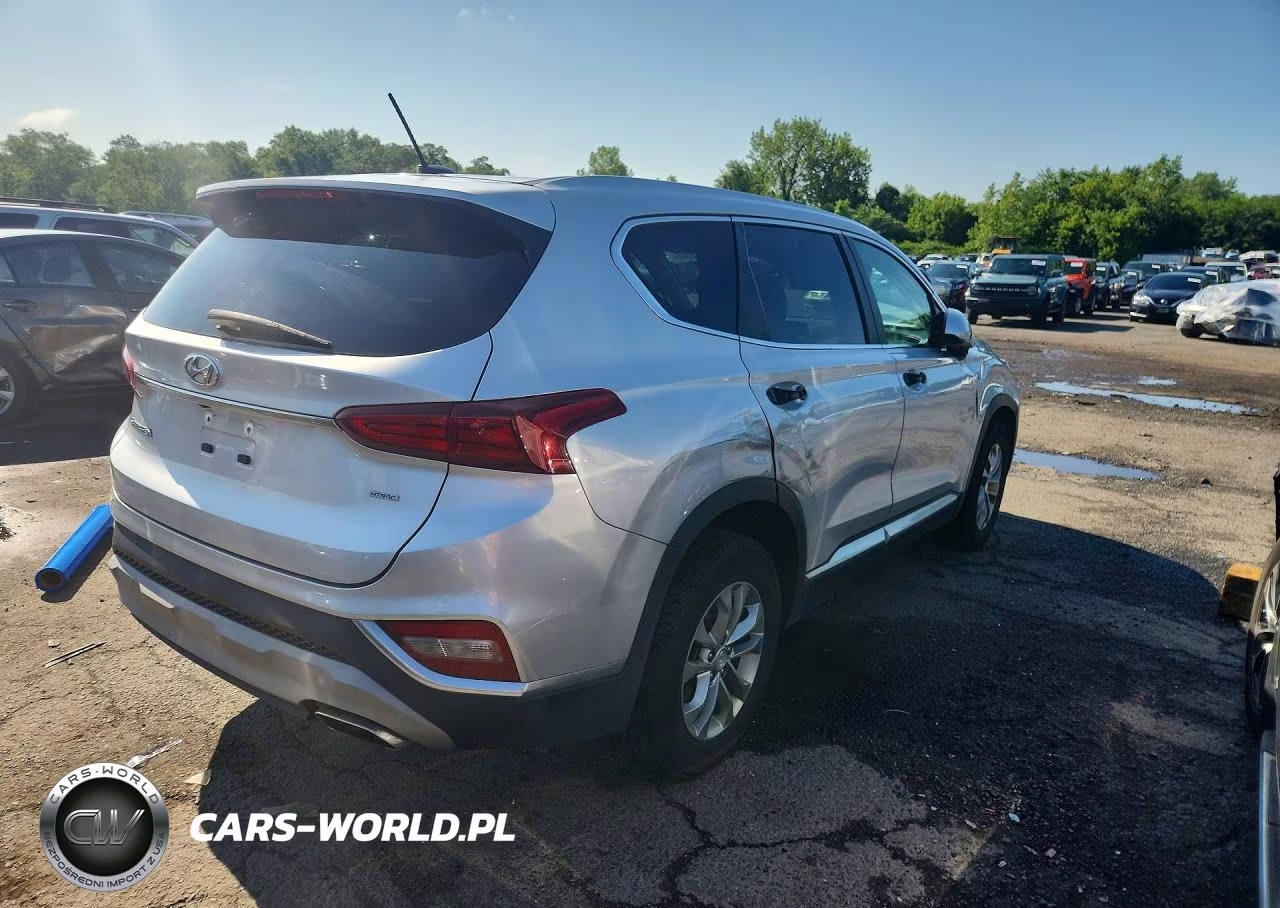 2019 Hyundai Santa Fe Se VIN:5NMS2CAD6KH080493 - 3